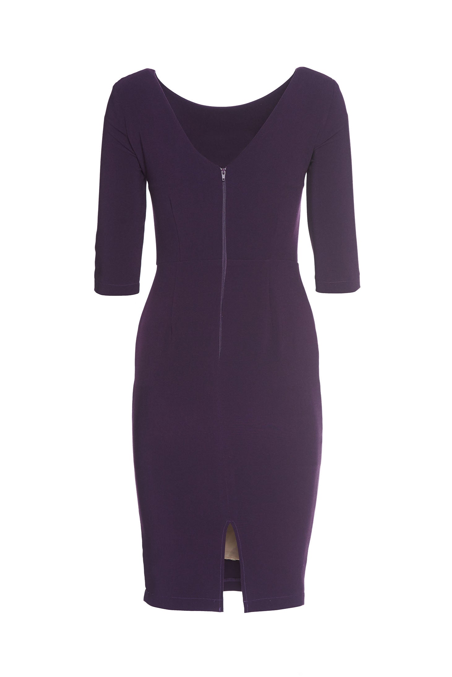Theo Rose Heavenly Purple Embroidered Dress