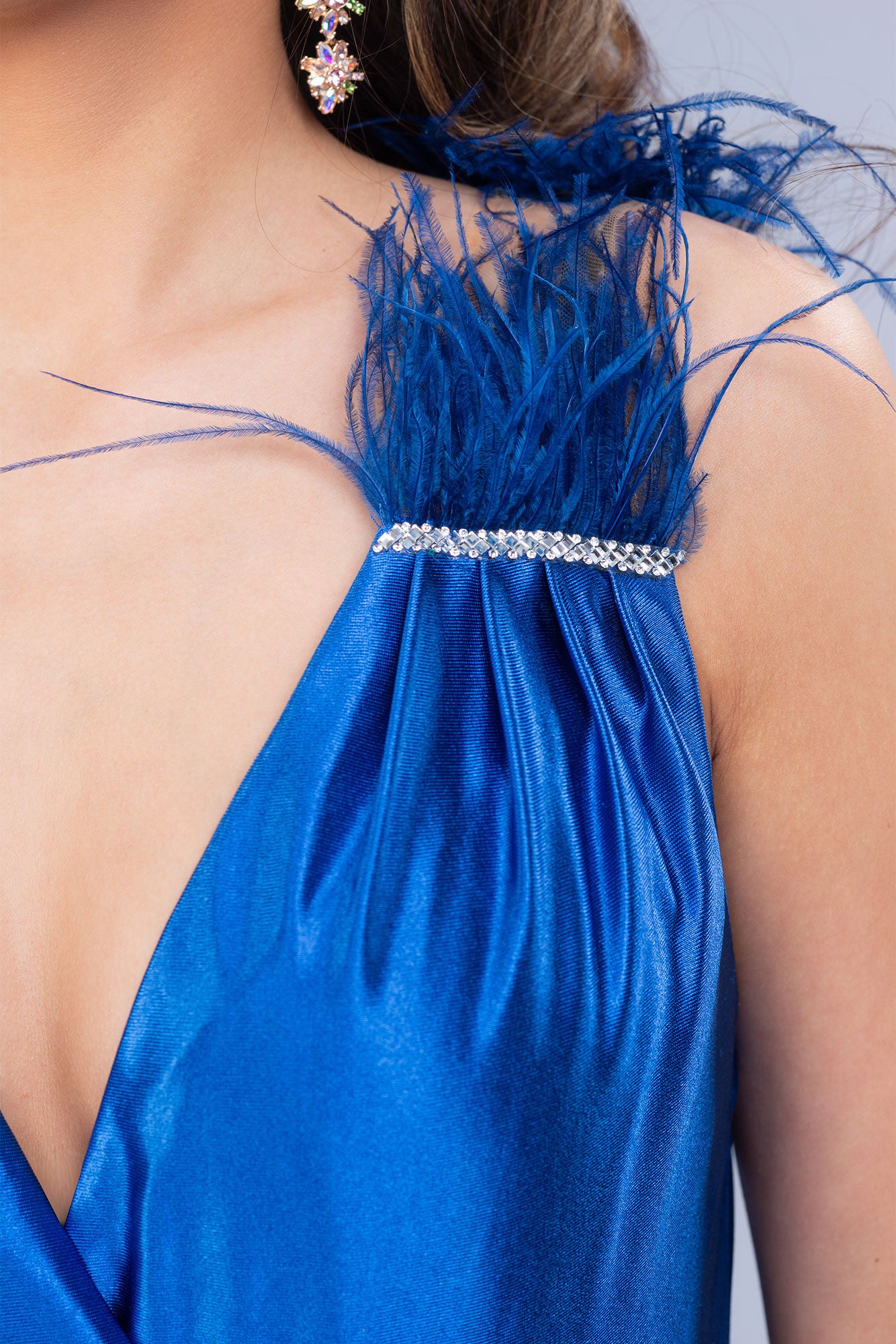 Royal Blue Elegant Long Dress