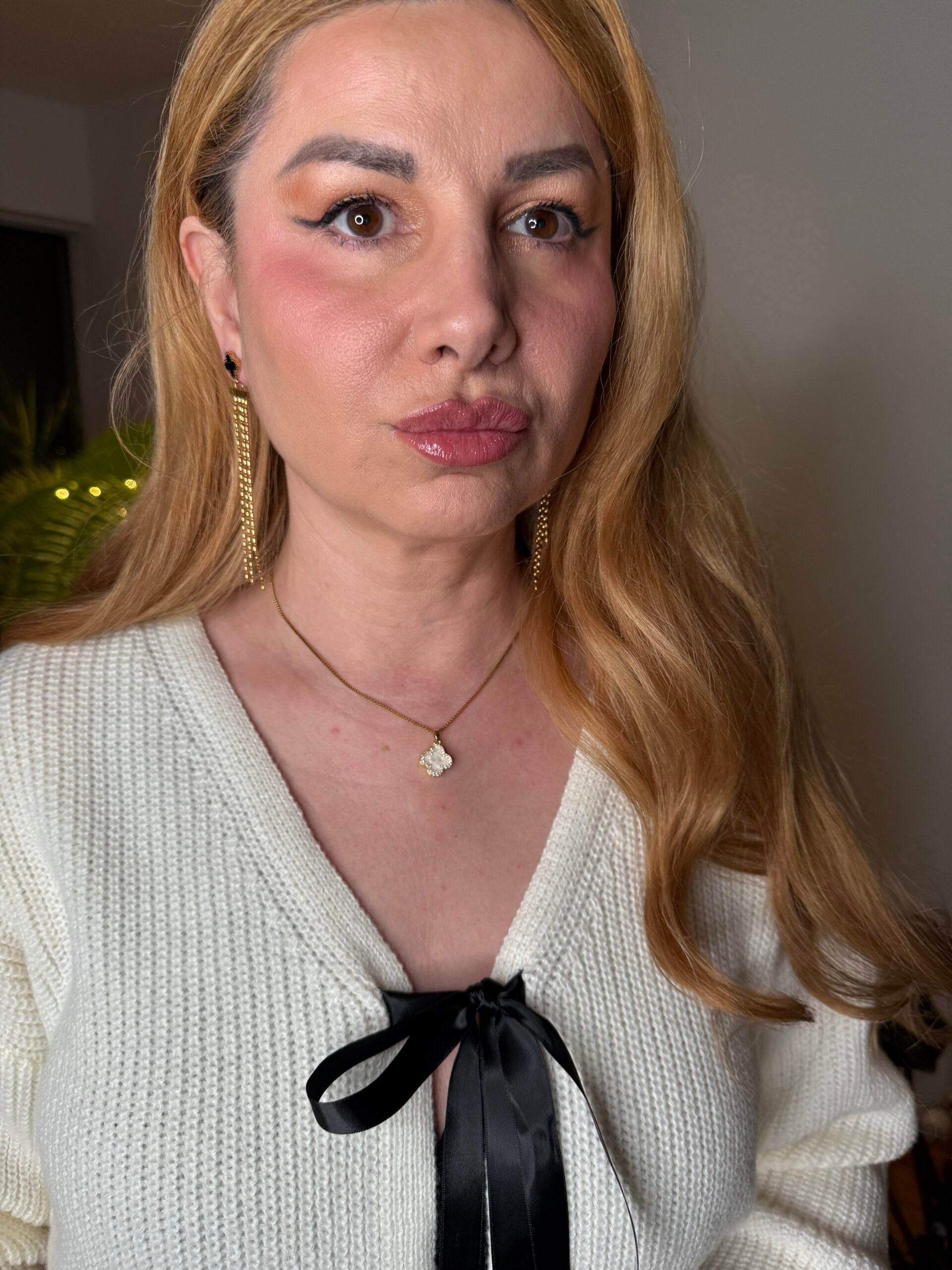 18K gullhúðað ryðfrítt stál hálsmen