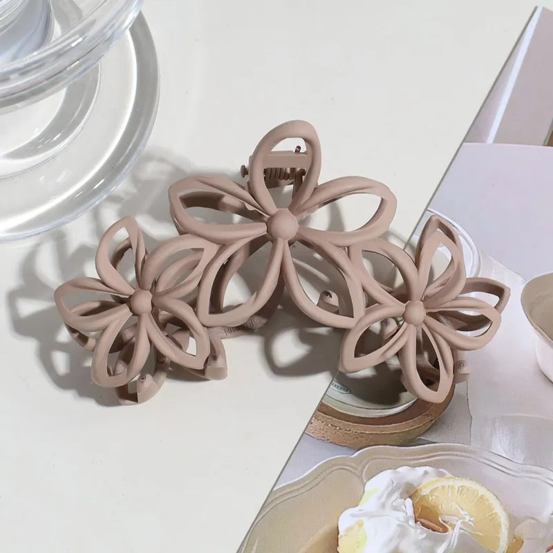 Bloom Flower Hair Claw Clip