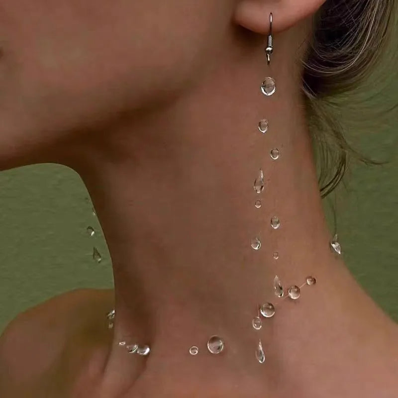 Double-Layer Dewdrop Earrings