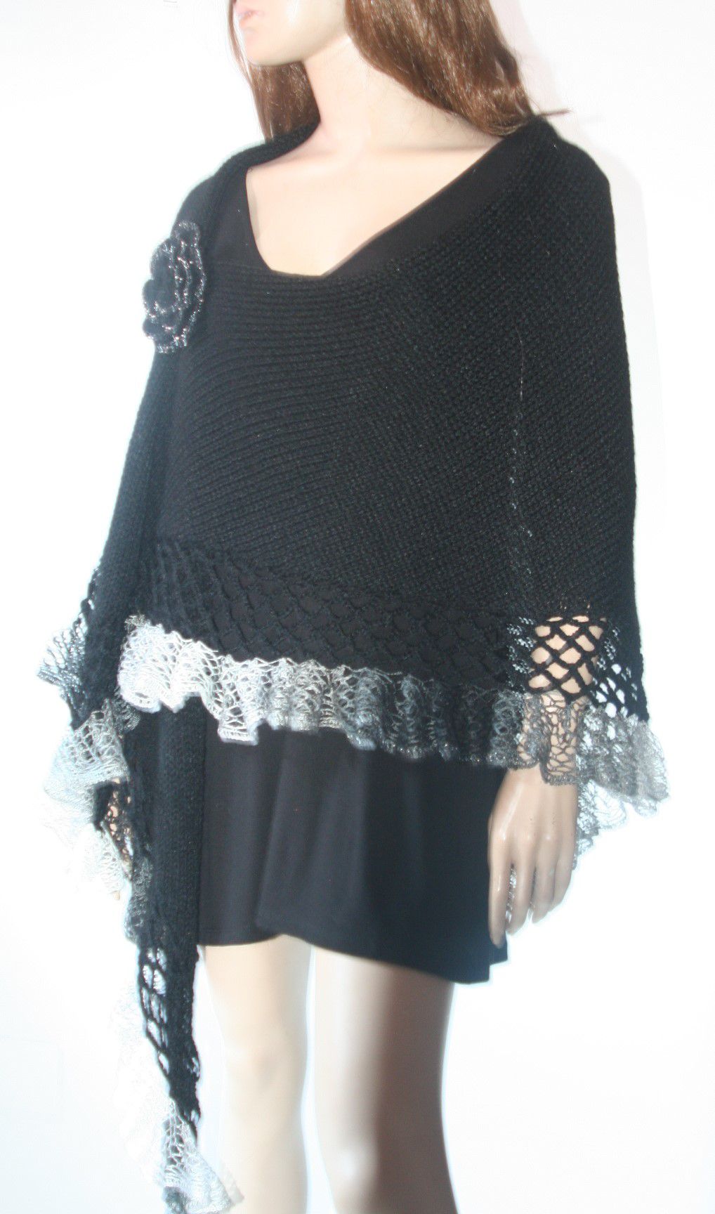 Elegant Black Shawl