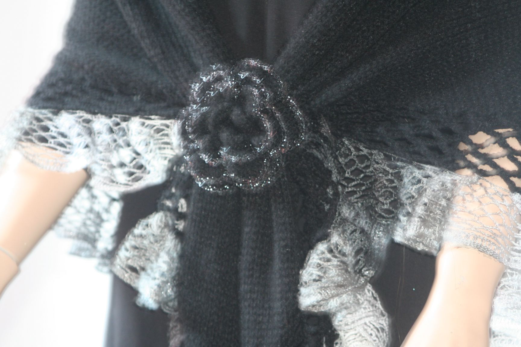 Elegant Black Shawl