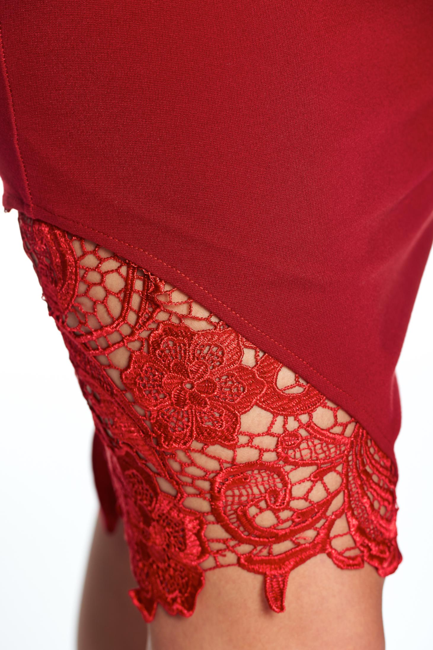 Diva Spirit Sensuality Burgundy Dress