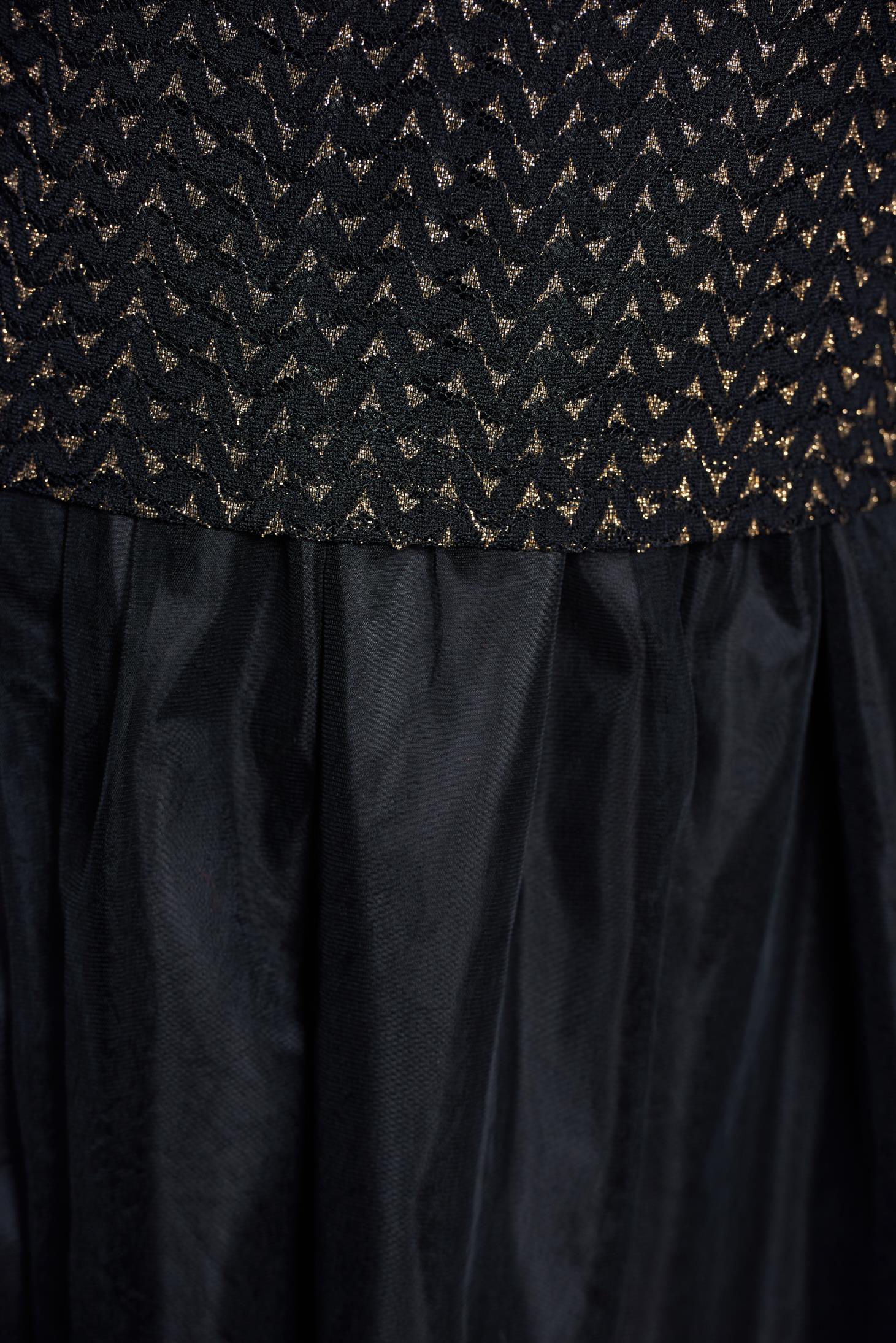 Gold Dress Casual With Turtle Neck Accessorized With Tied Waistband