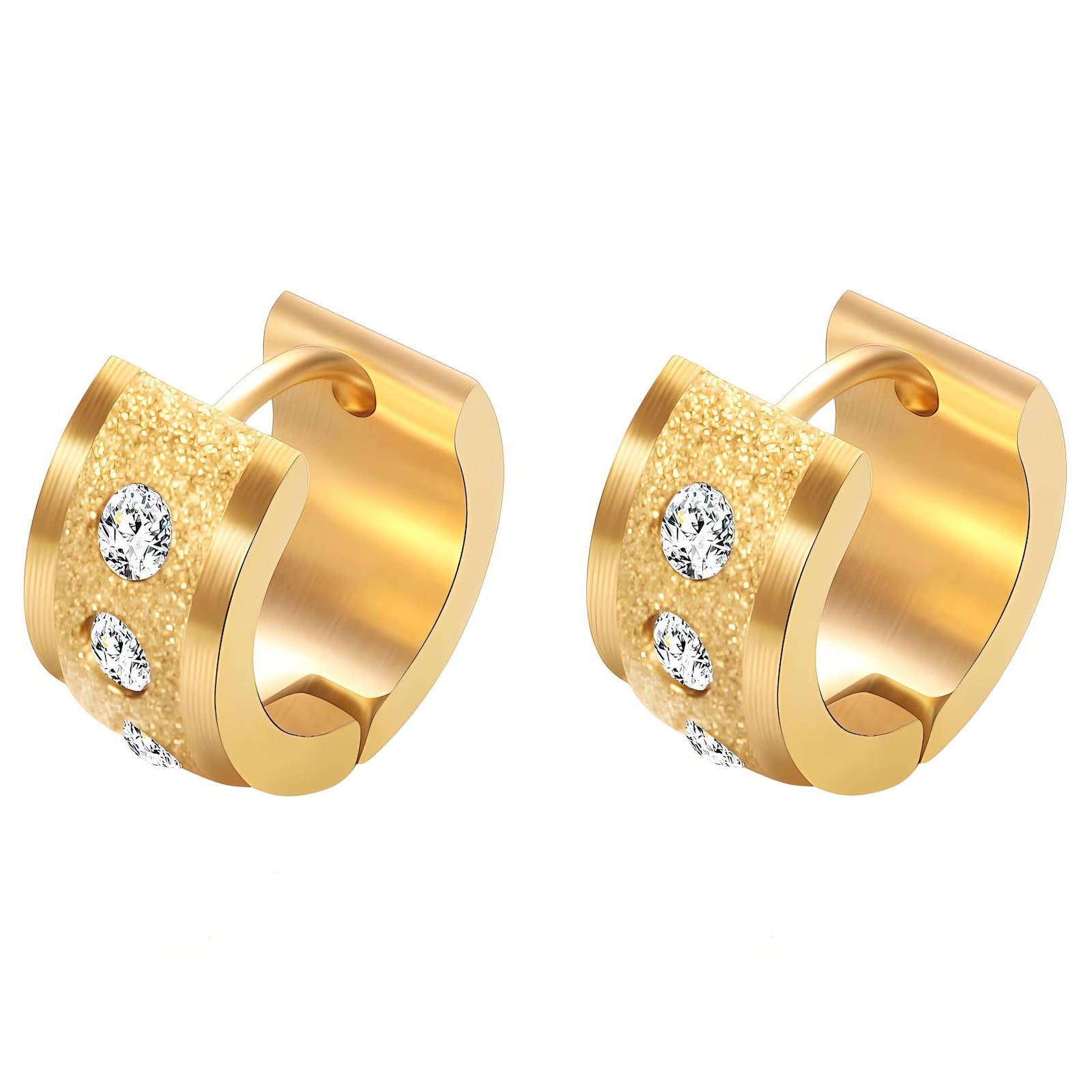 18K Gold Plated Stainless Steel Earrings