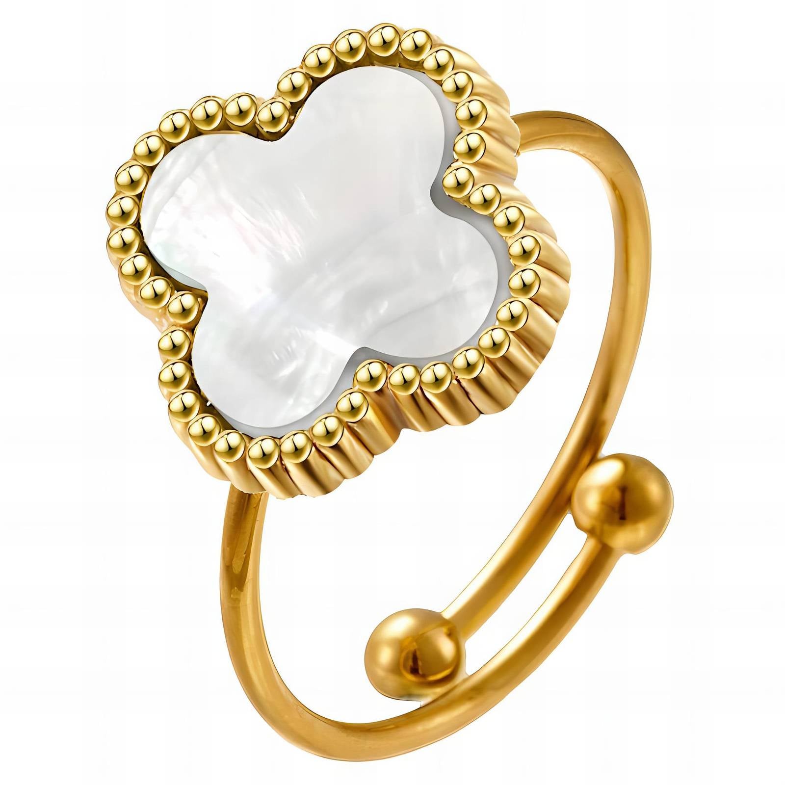 18K Gold Plated Stainless Steel Finger Ring