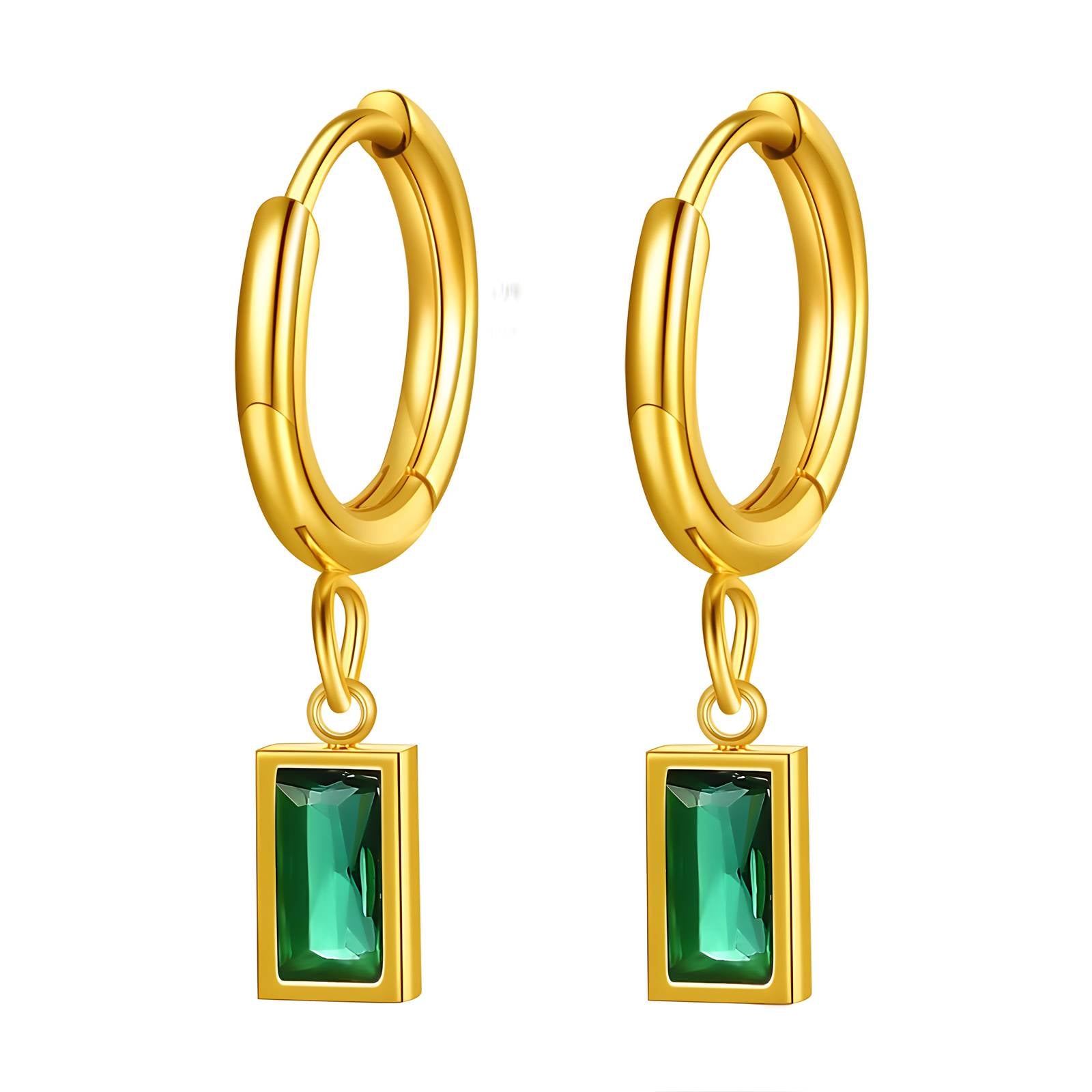 18K Gold Plated Stainless Steel Earrings
