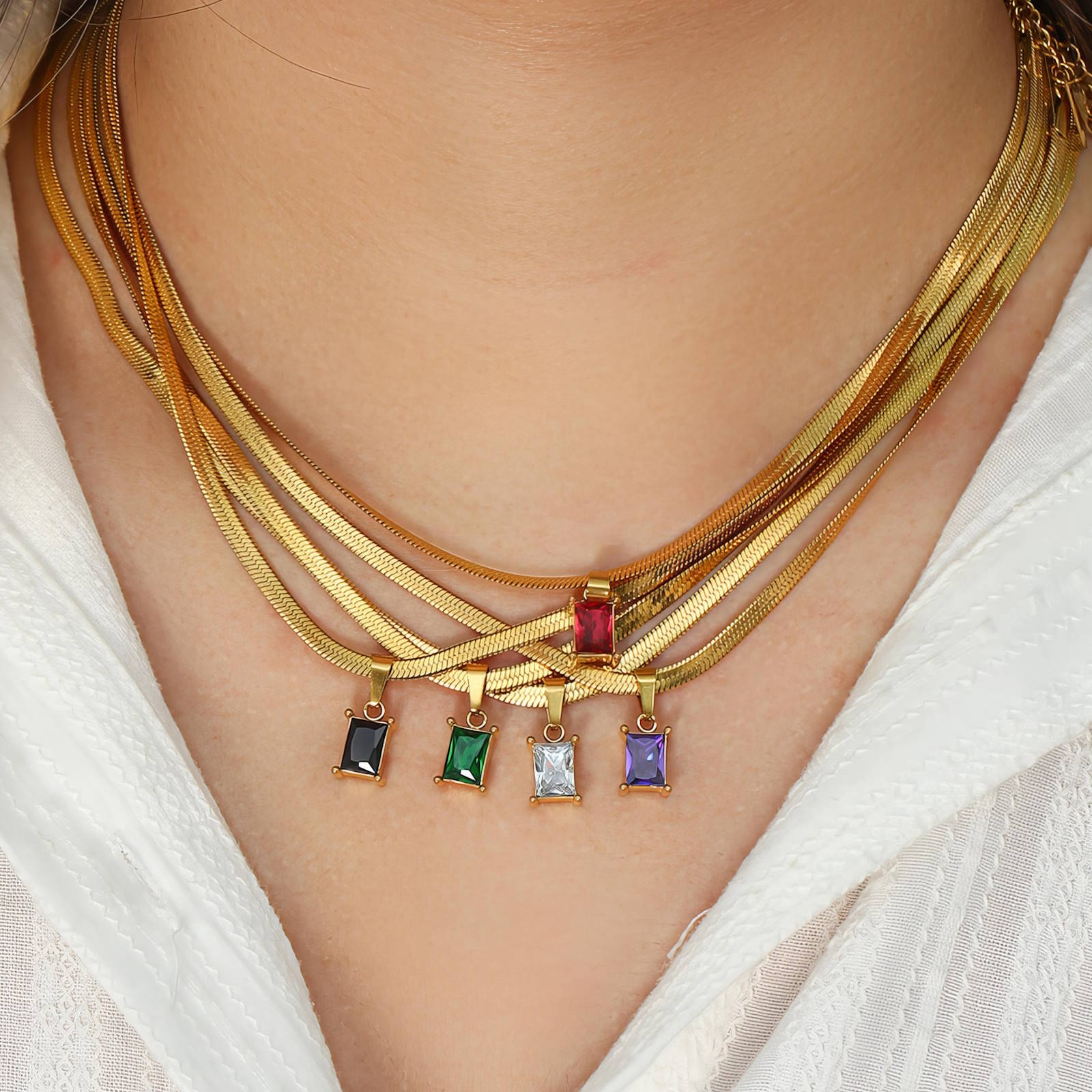 18K Gold Plated Stainless Steel Necklace