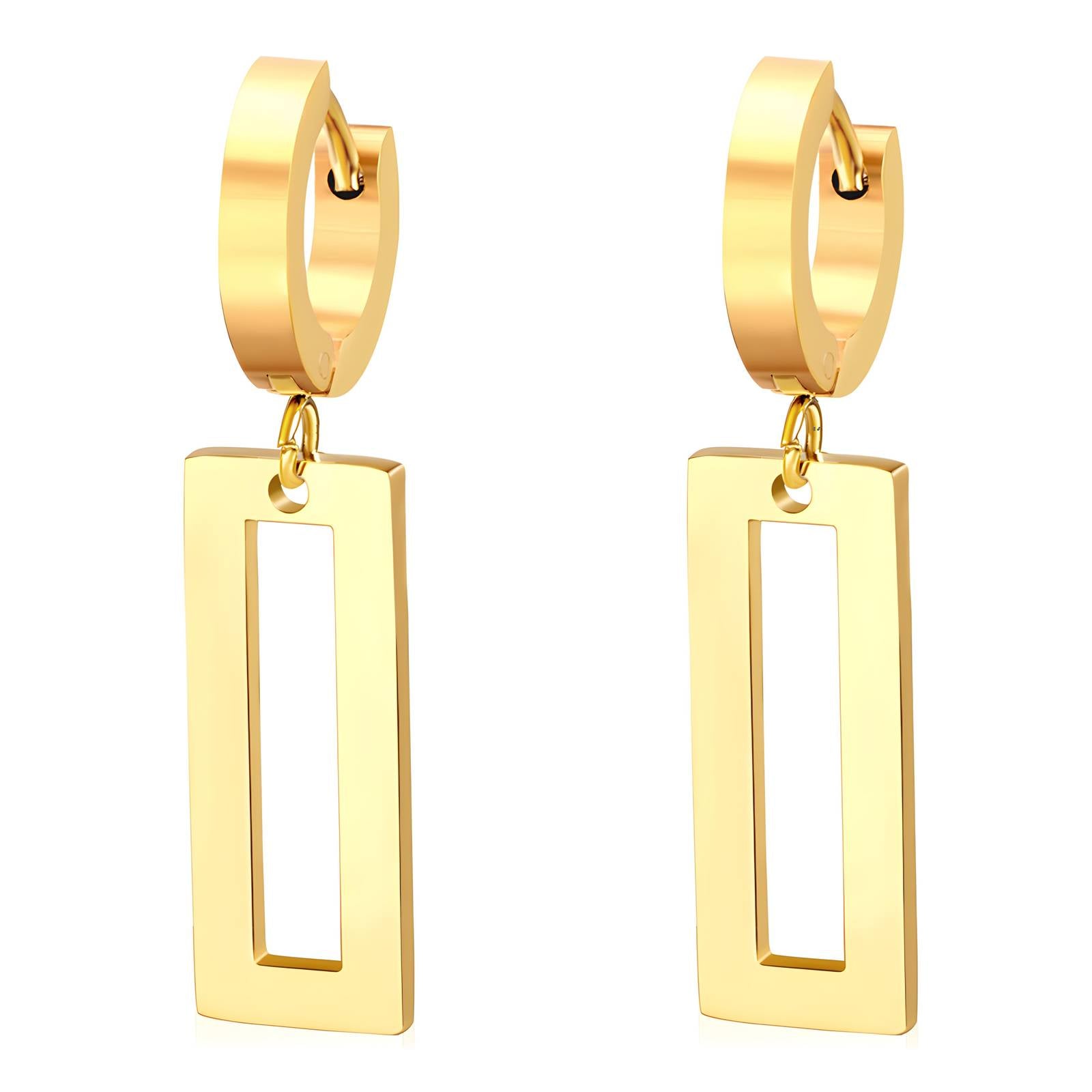 18K Gold Plated Stainless Steel Earrings