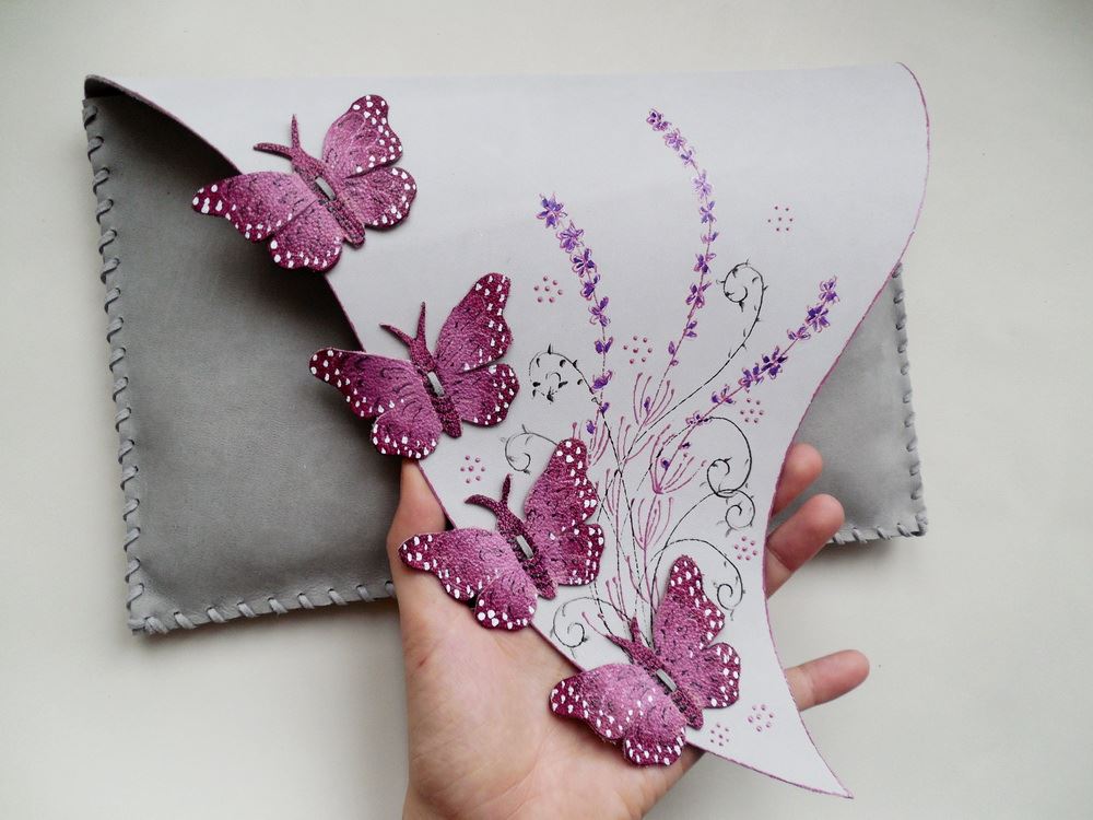 Pink Lavender Clutch