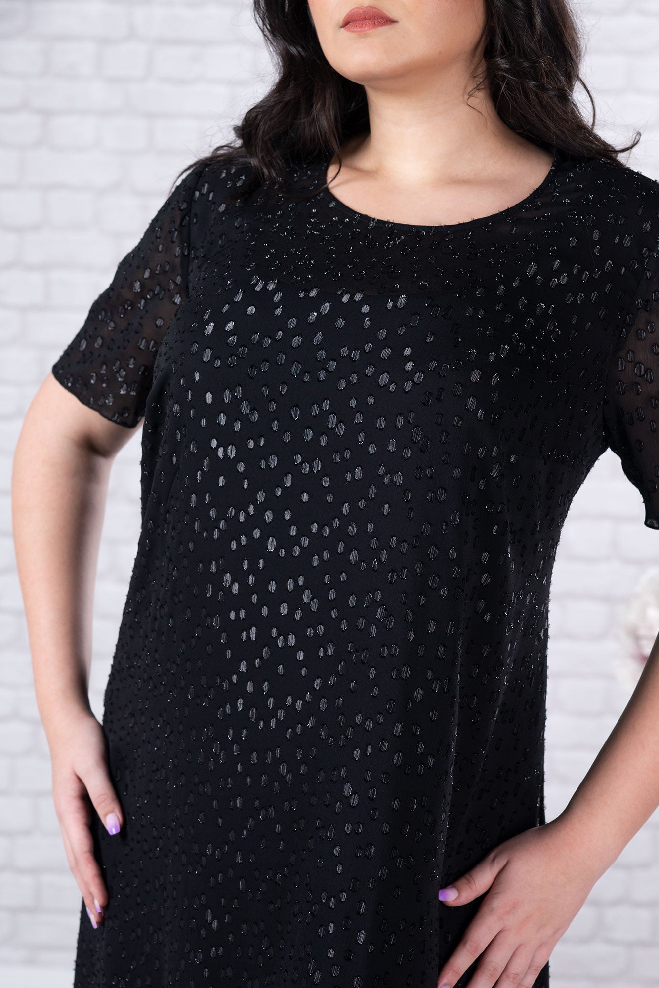 Black Dress Loose Cut