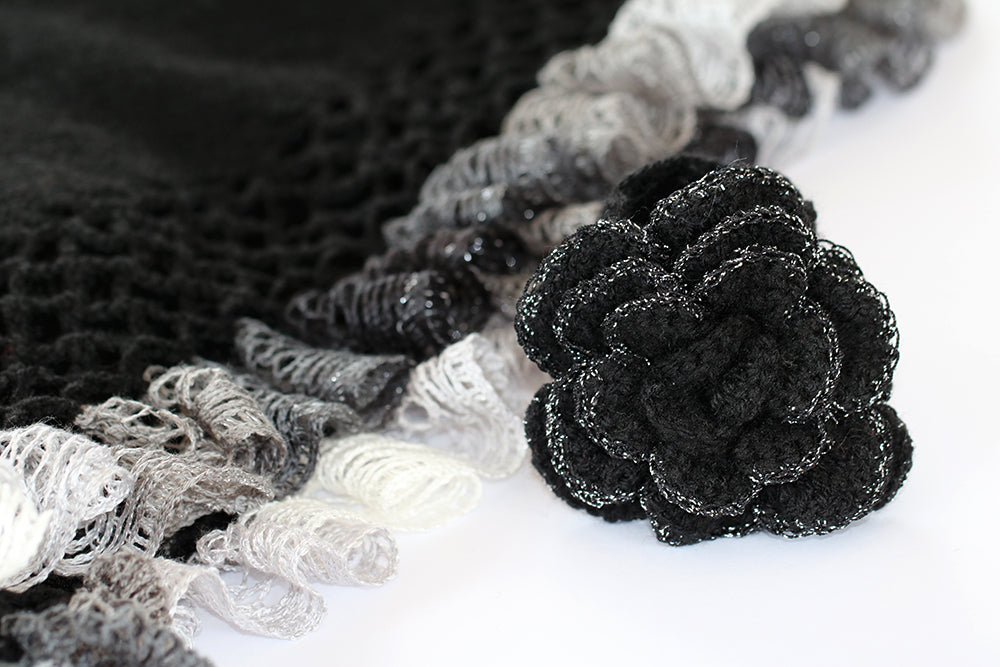 Elegant Black Shawl