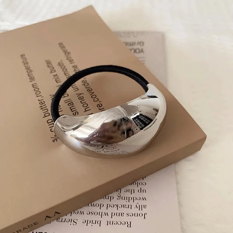 Silver Plated Hair Tie