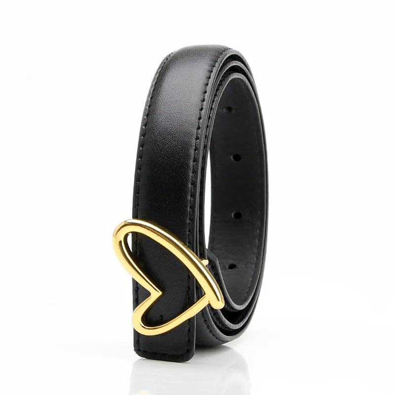 Black Heart Shaped Belt