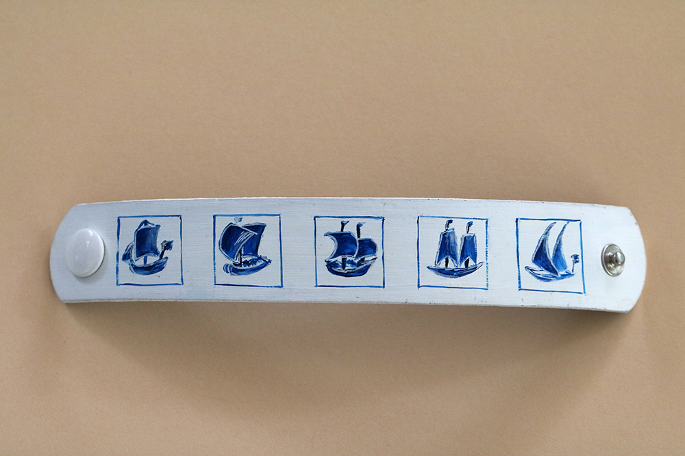 Hand-Painted Bracelet Boats