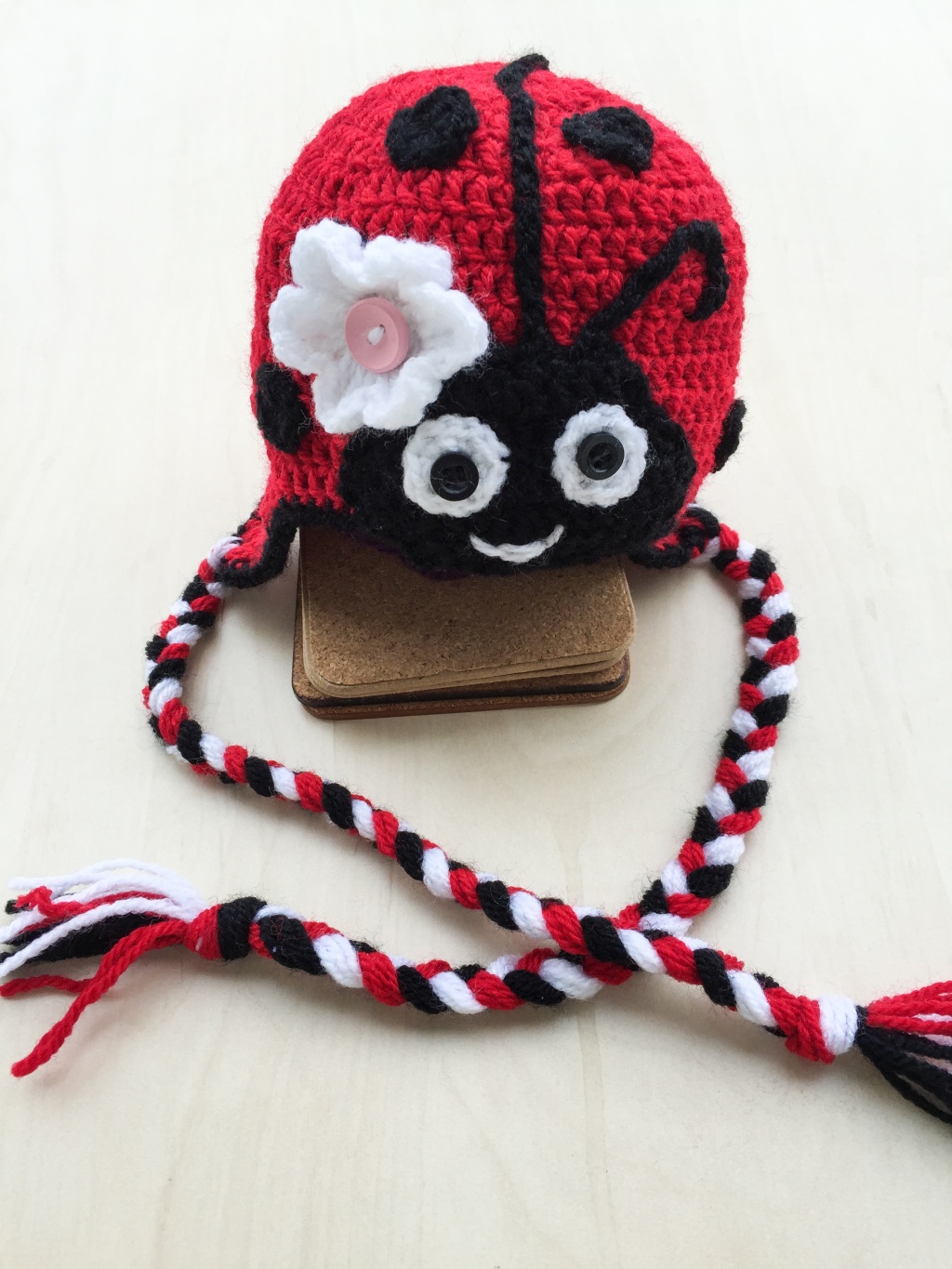 Ladybug Crochet Hat