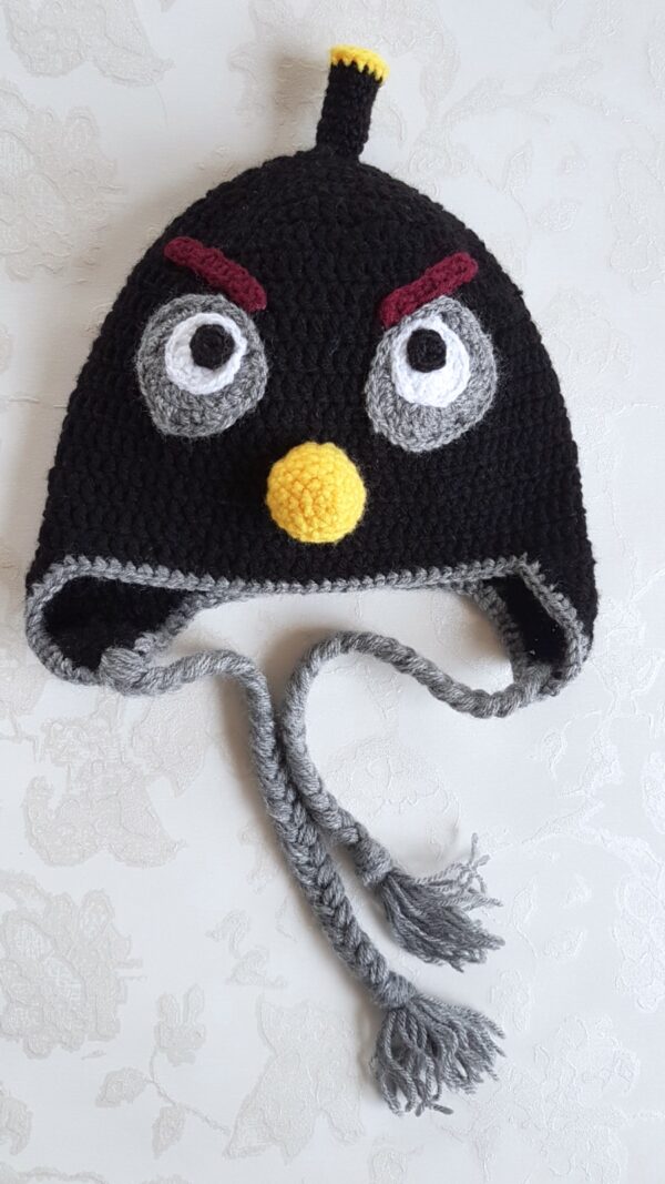 Angry Bird Crocheted Hat