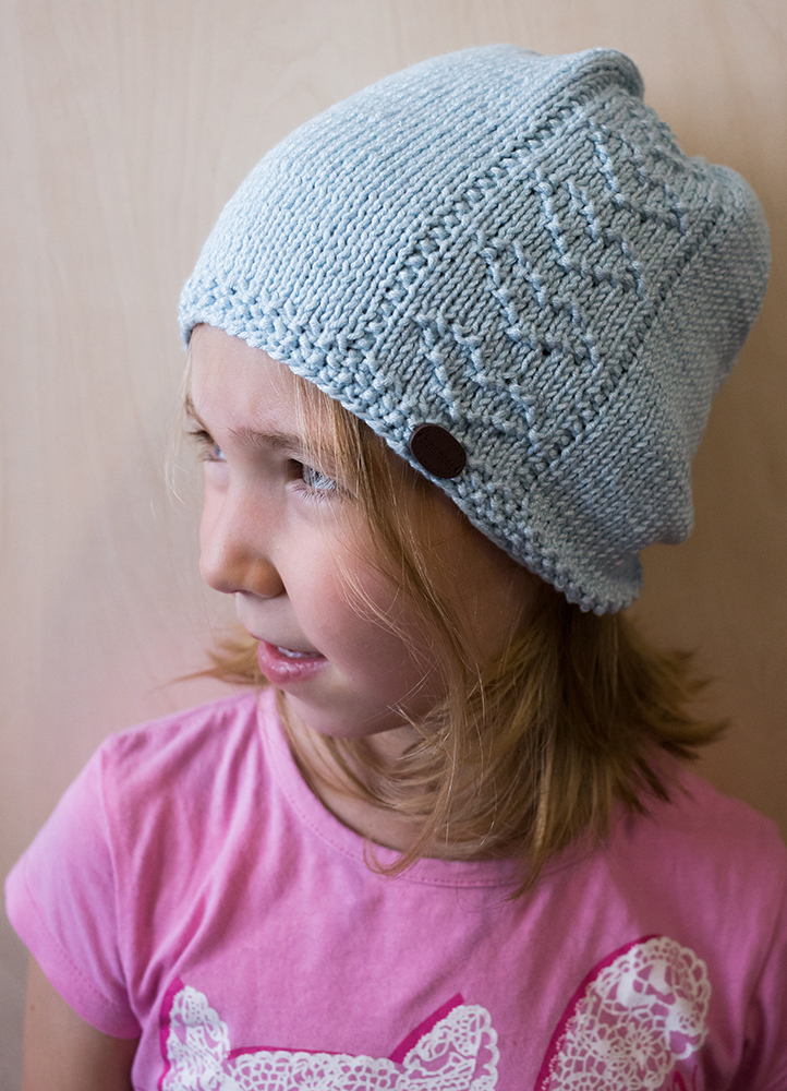 Knitted Light Blue Hat