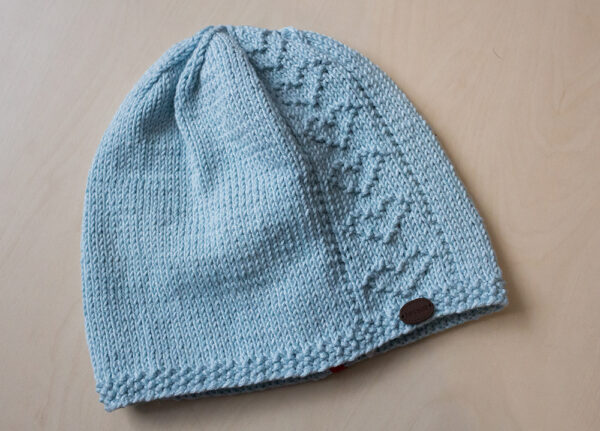 Knitted Light Blue Hat