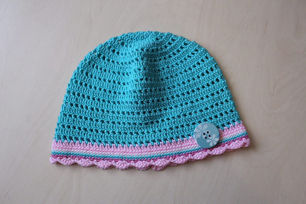 Crochet Blue Hat
