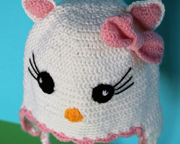 Crochet Hat Hello Kitty