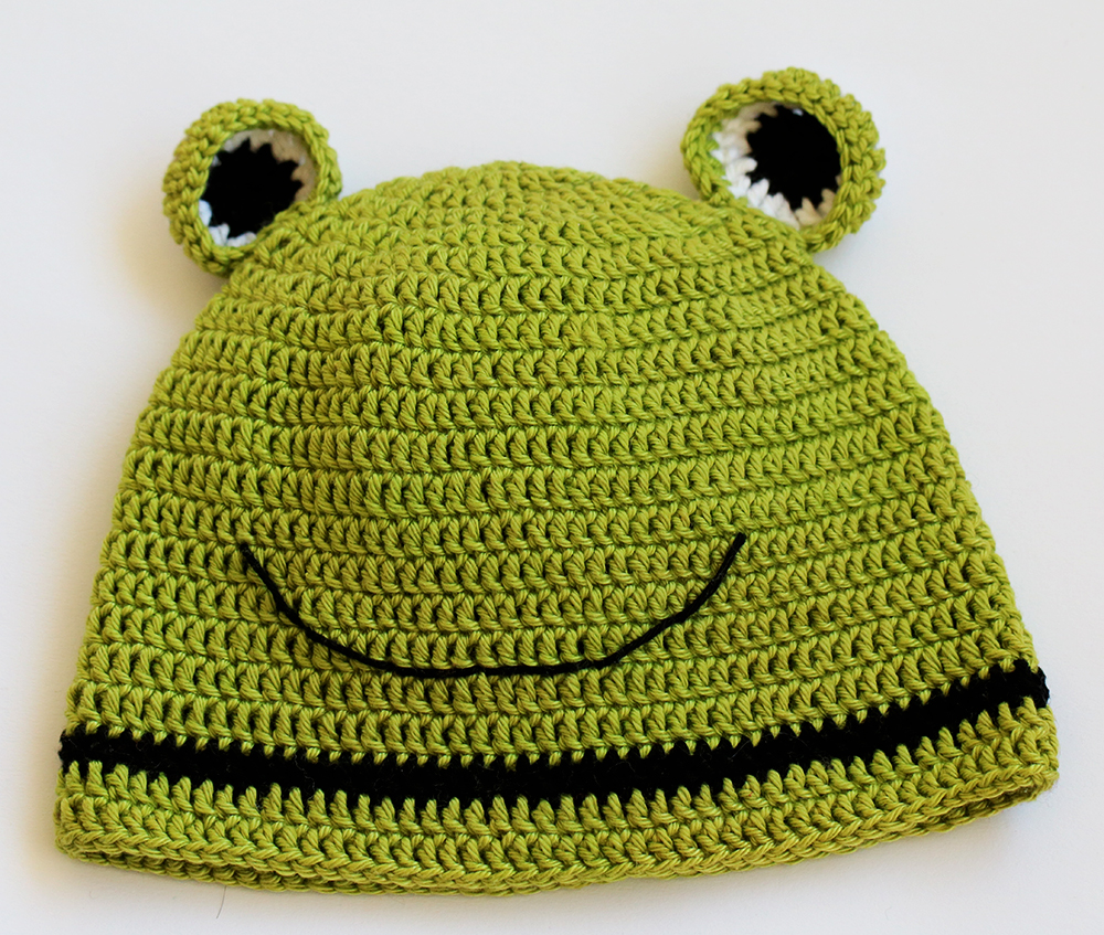 Crochet Hat Happy Frog