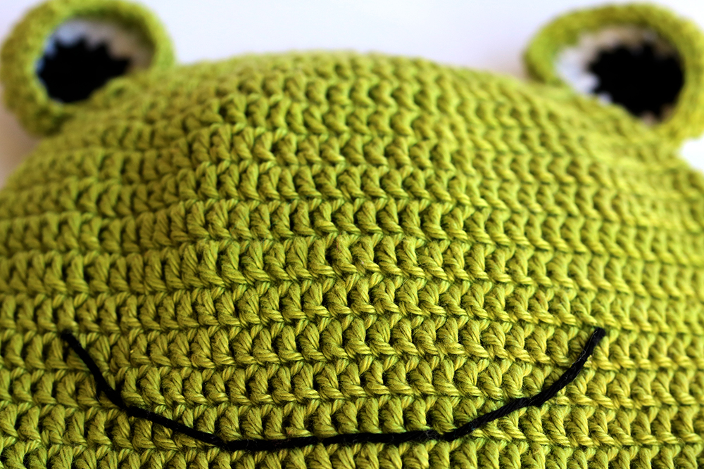 Crochet Hat Happy Frog