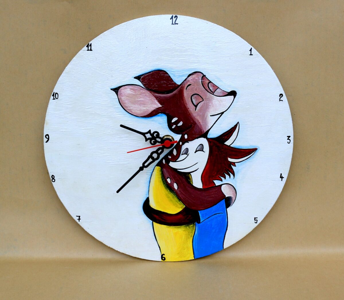 Friendship Painted Clock