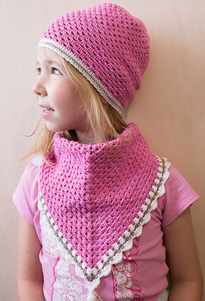 Crochet Pink Scarf