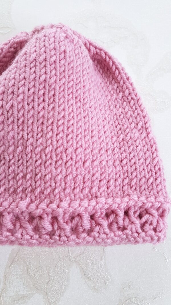 Hand Knitted Newborn Hat