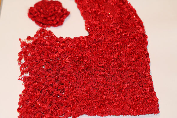 Red Crochet Bolero